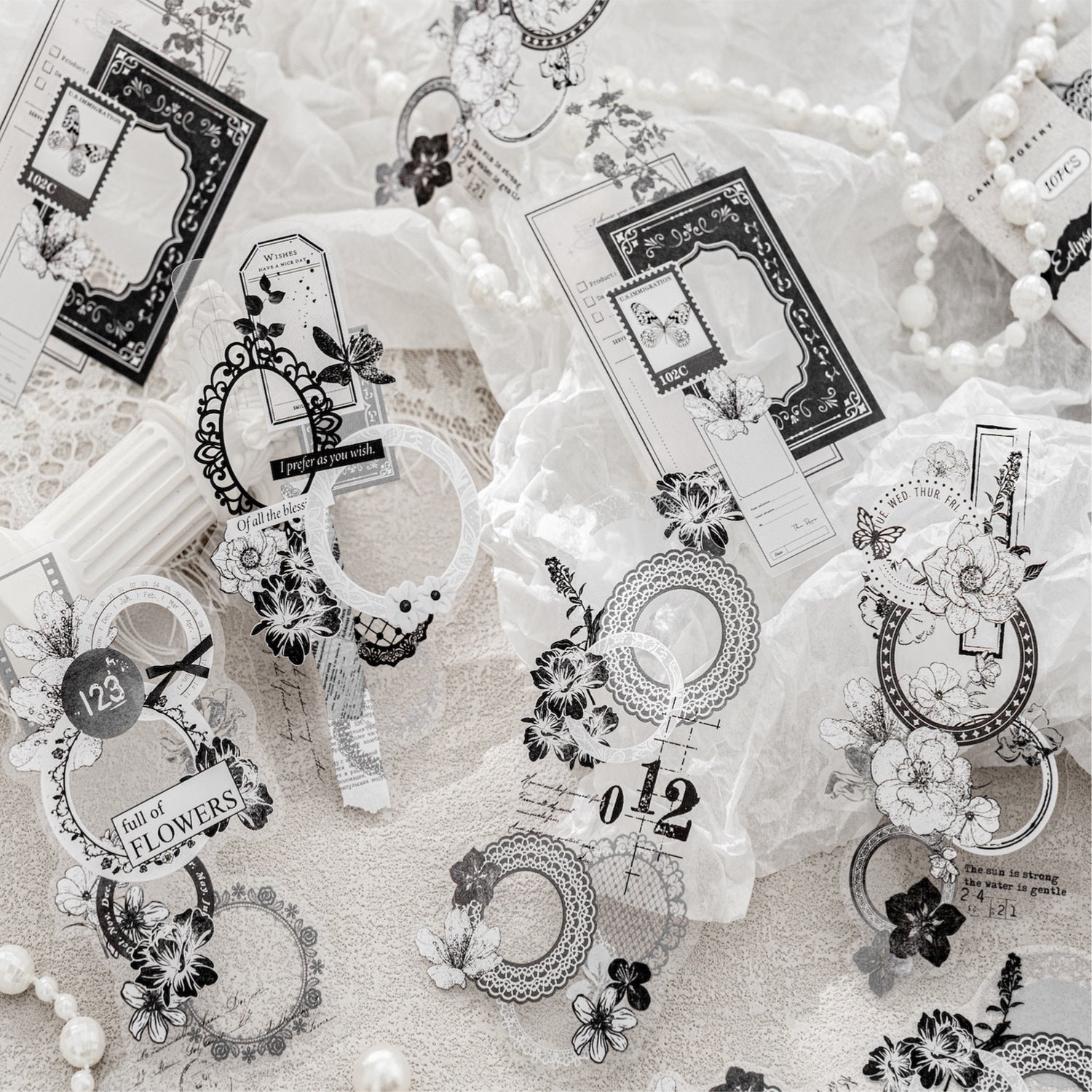 Love Intertwined Series PET stickers - 10 Sheets - ViktaShop