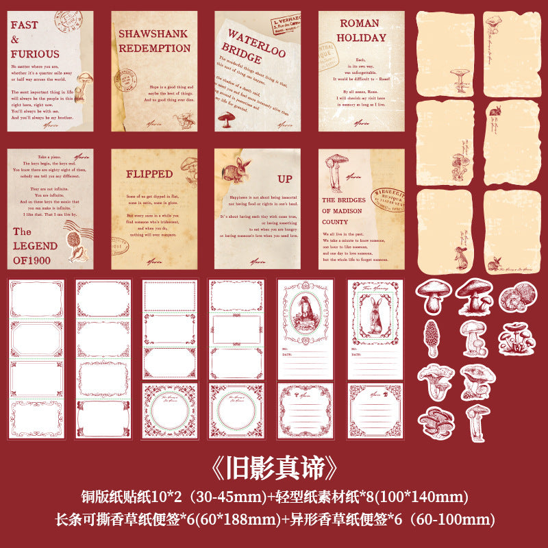 Material Paper - See Dawn Series Morning Flower, 4 Options - ViktaShop