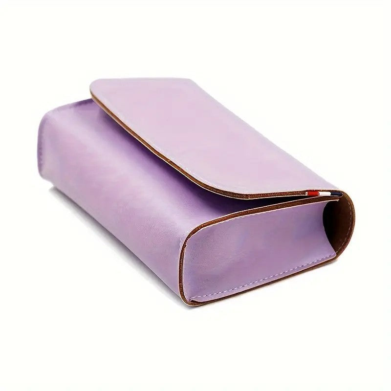 Fashion Large Capacity Leather Cosmetic Bag – Scrapbook Tool Organizer - ViktaShop