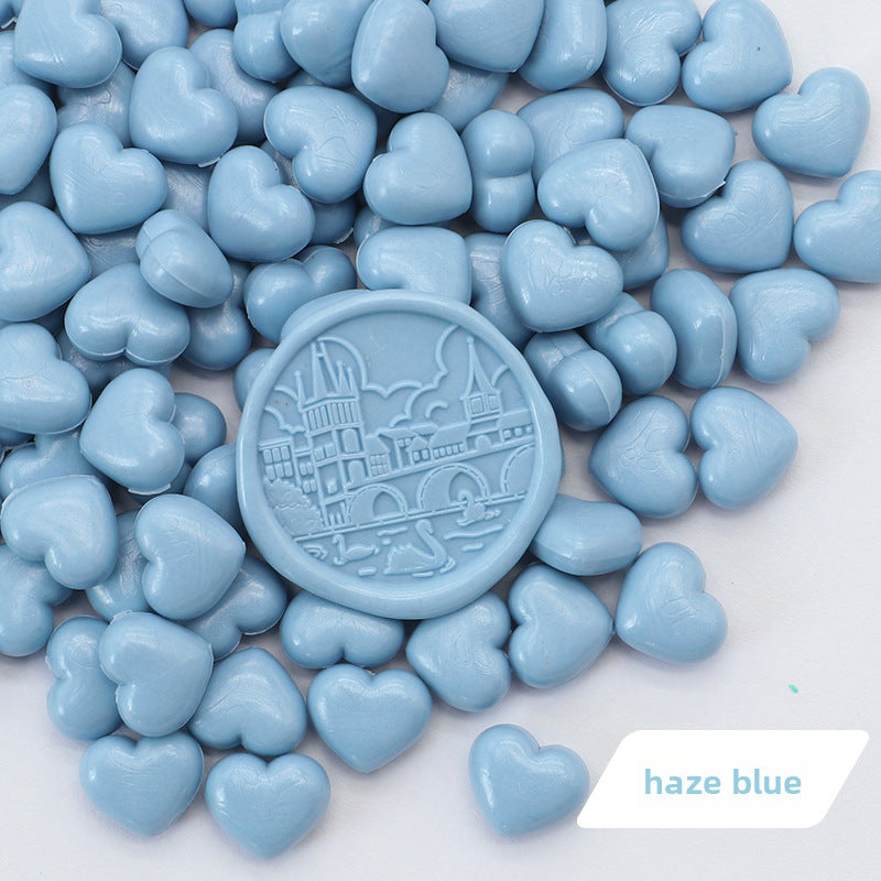 Colorful Heart-Shaped Fire Paint Wax Grain - ViktaShop