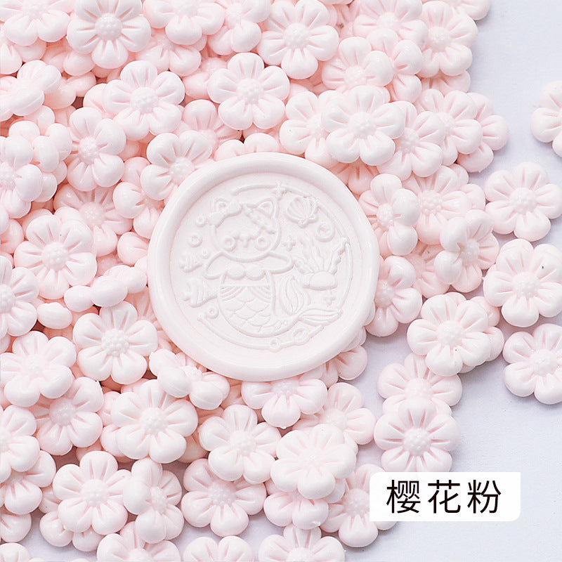 Flower-Shaped Fire Paint Wax Grain Seal - ViktaShop