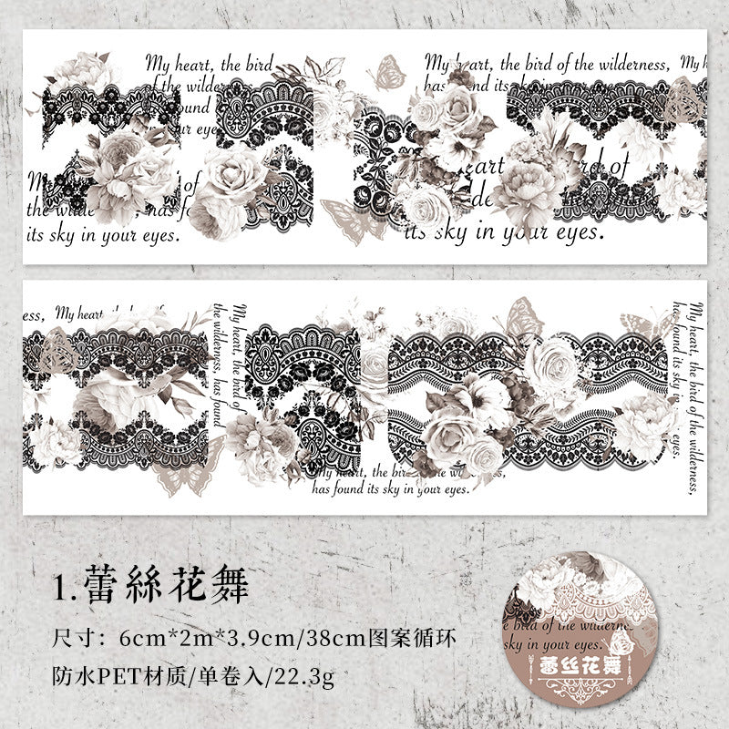 Shadow Silk Transparent PET Lace Tape - Waterproof, 2m - ViktaShop