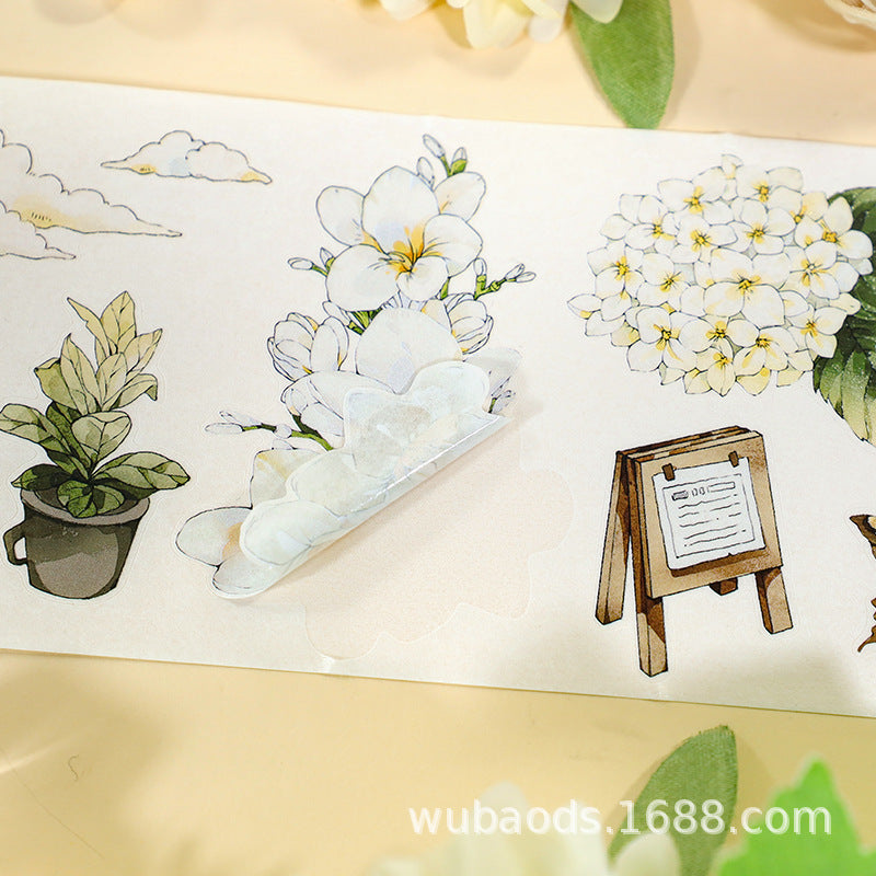 Animal PET Tape Set - Landscape Character Stickers, 2m - ViktaShop