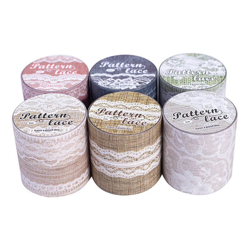 Paper Tape – Lace Cloth Series, Creative Decorative Material, 2m - ViktaShop