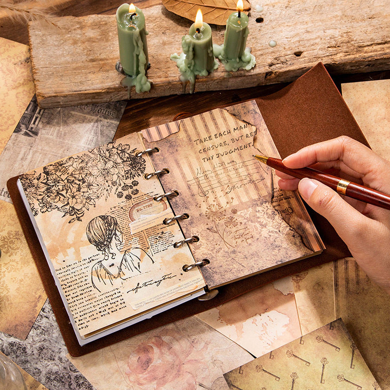 Retro Material Paper – Years Memories Series, 4 Options - ViktaShop