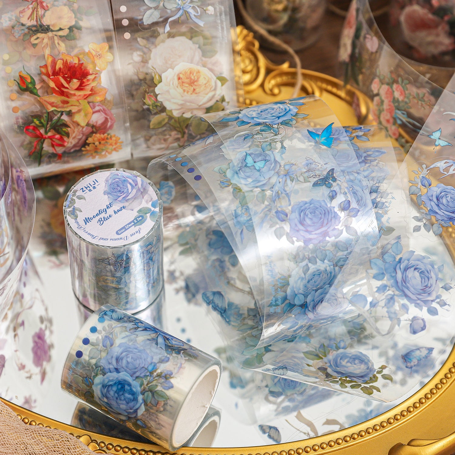 Flower Border Series, Flower Theme PET Tape, 2m - ViktaShop