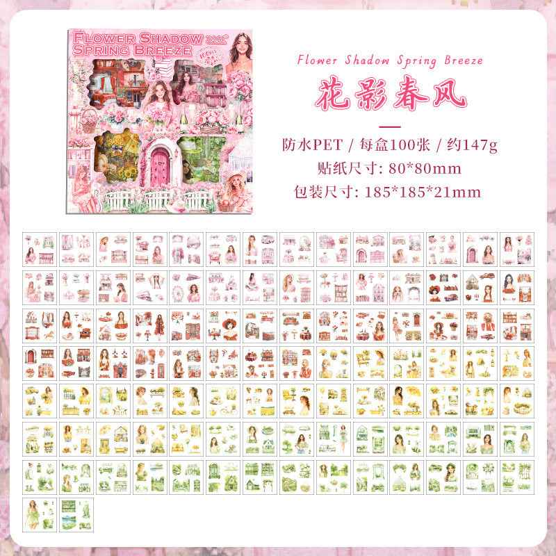 Four Seasons Box Set PET Stickers – 100 pcs