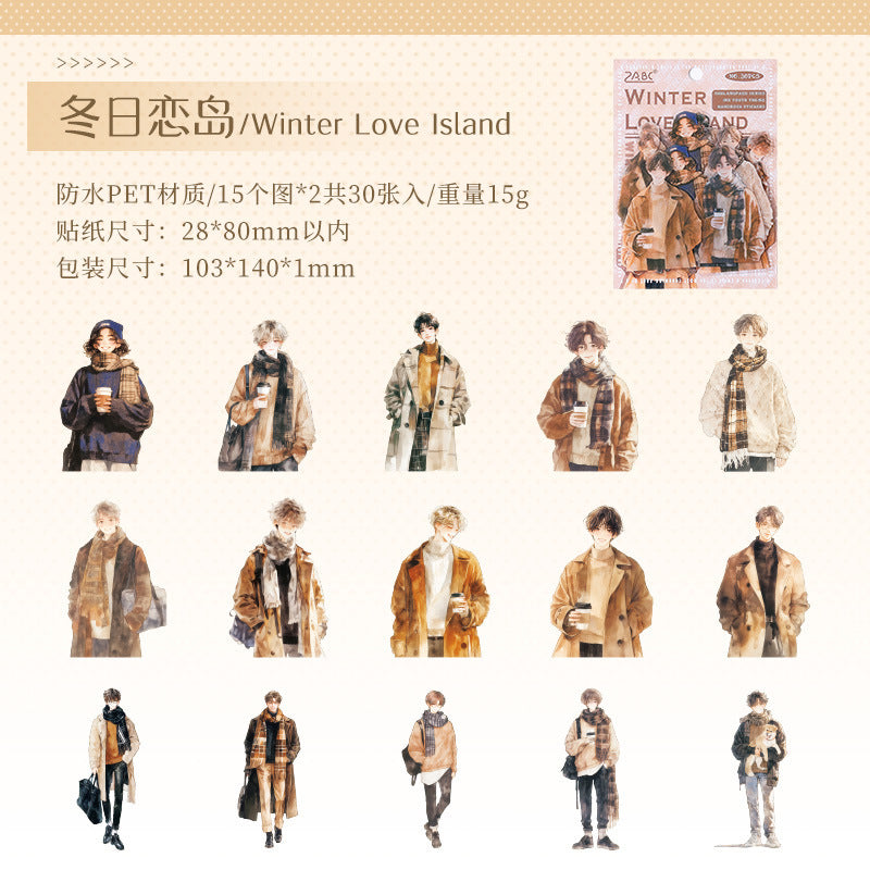 PET Stickers – Transparent Character Sticker Pack - ViktaShop