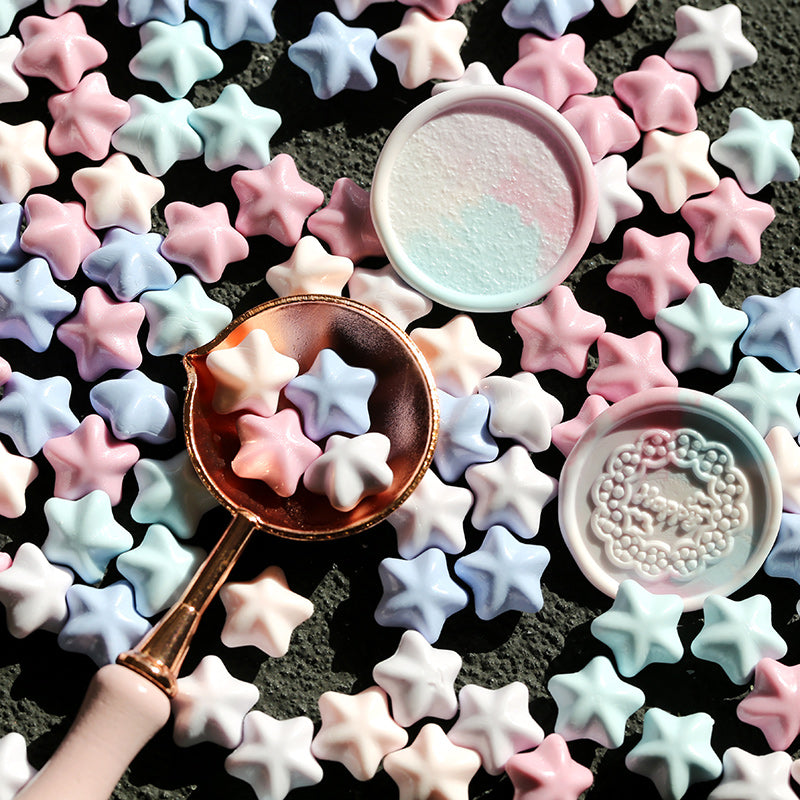 Macaron Color Star Spark Fire Paint Wax Granules Set - ViktaShop