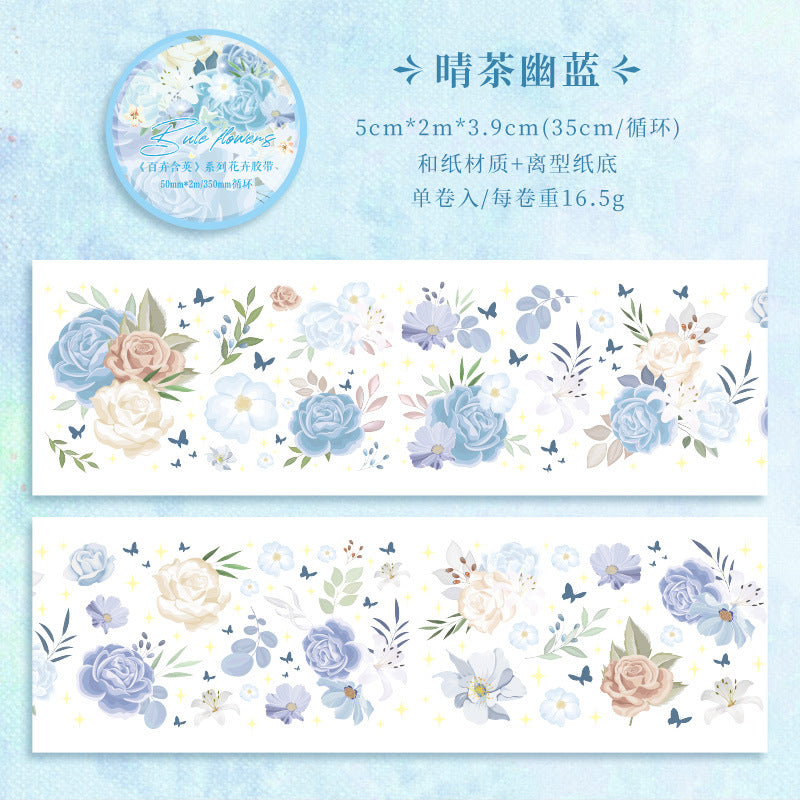 Notebook Tape – Lace Landscape Stickers, DIY Decoration, 2m - ViktaShop