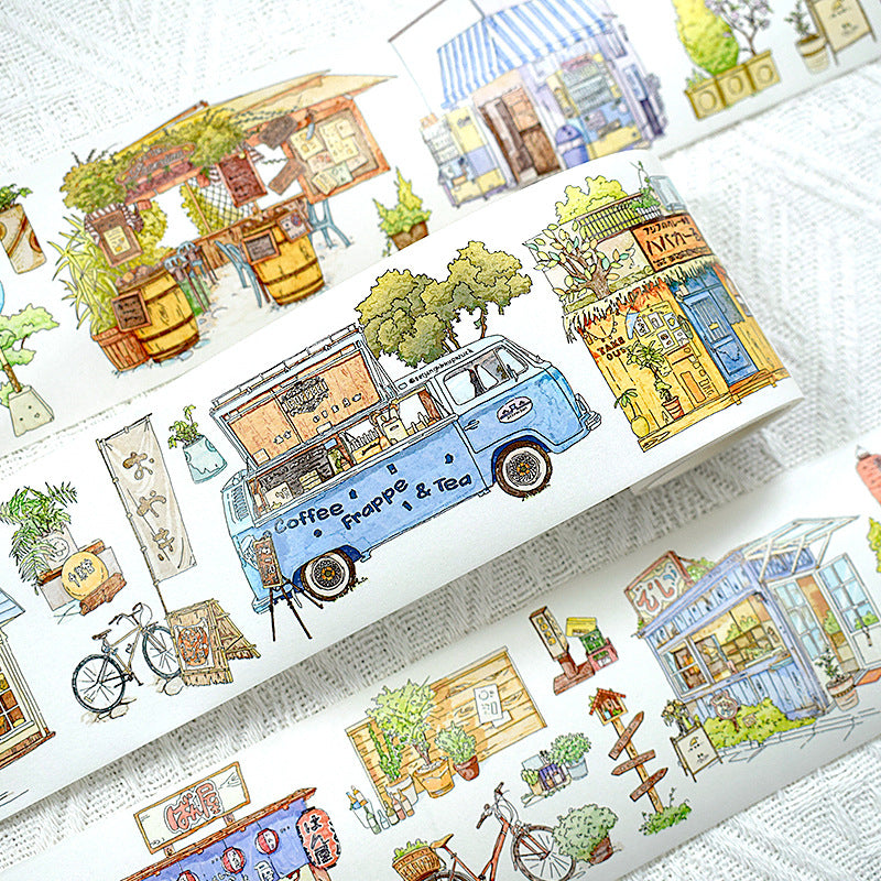 Landscaping Character Sticker - Special Oil & Paper Tape DIY - 2m - ViktaShop