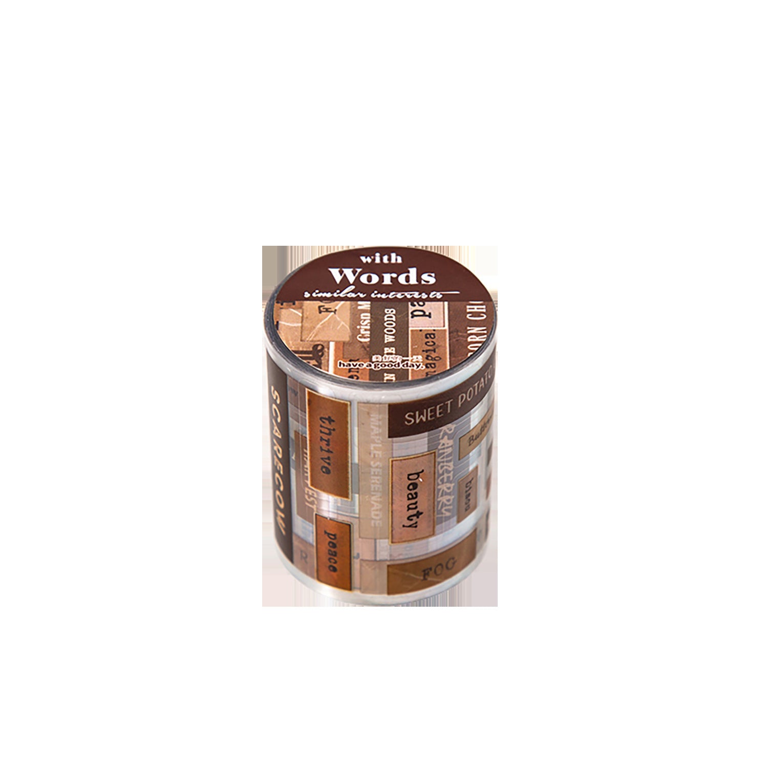 Word Fun – PET Tape, English Text Series, 2m - ViktaShop