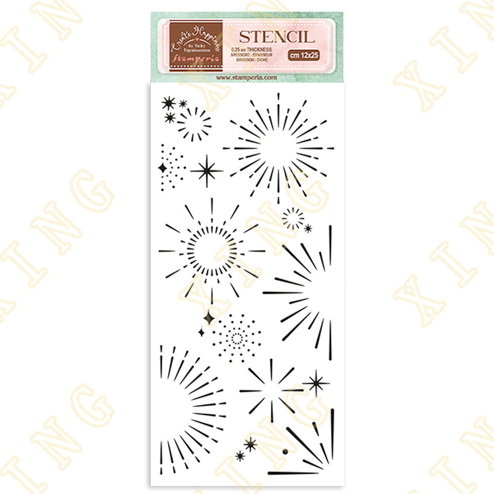 Stars Eiffel Tower Tag Cutting Dies - DIY Embossed - ViktaShop