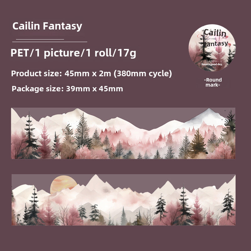 Mountain PET Tape for Scrapbooking - ViktaShop