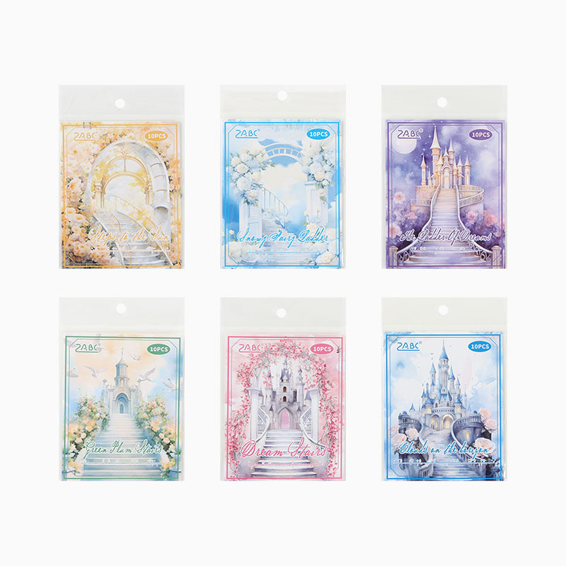 Secret Realm Waterproof PET Sticker Pack, 10 Pcs - ViktaShop