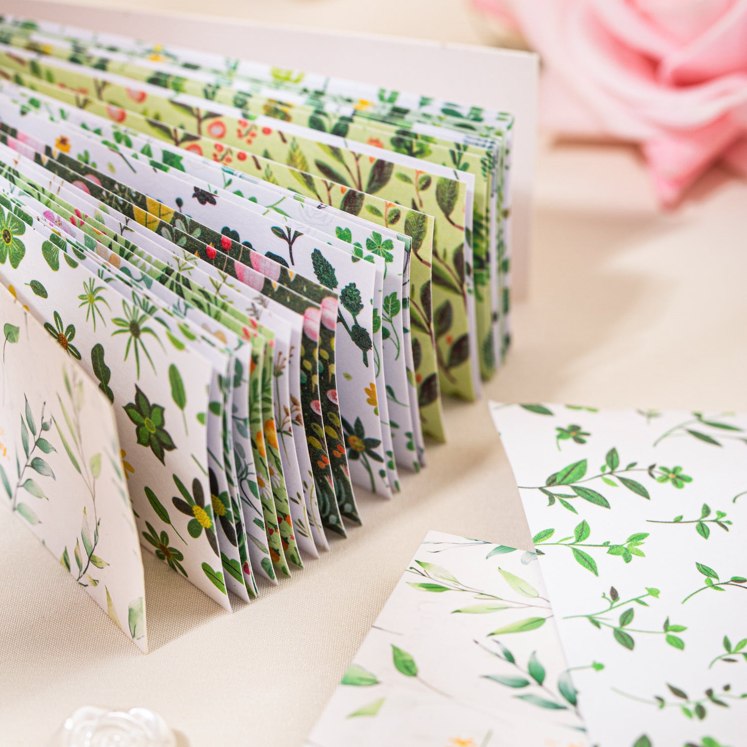 Dream Flower Room Series Sticker Book - Flower Theme - 30 pcs - ViktaShop