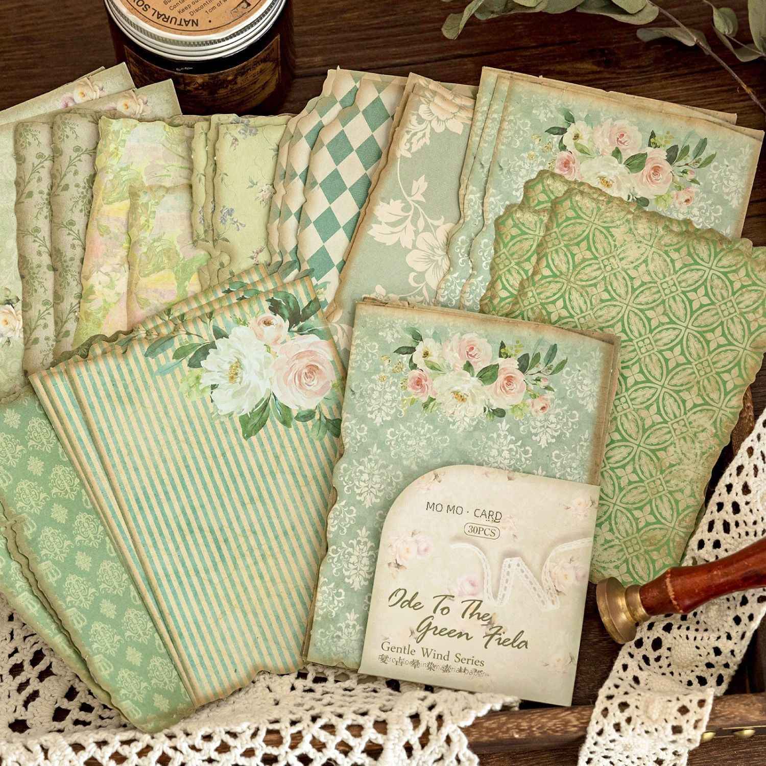 Vintage Material Paper – Soft Wind Series 30 Sheets