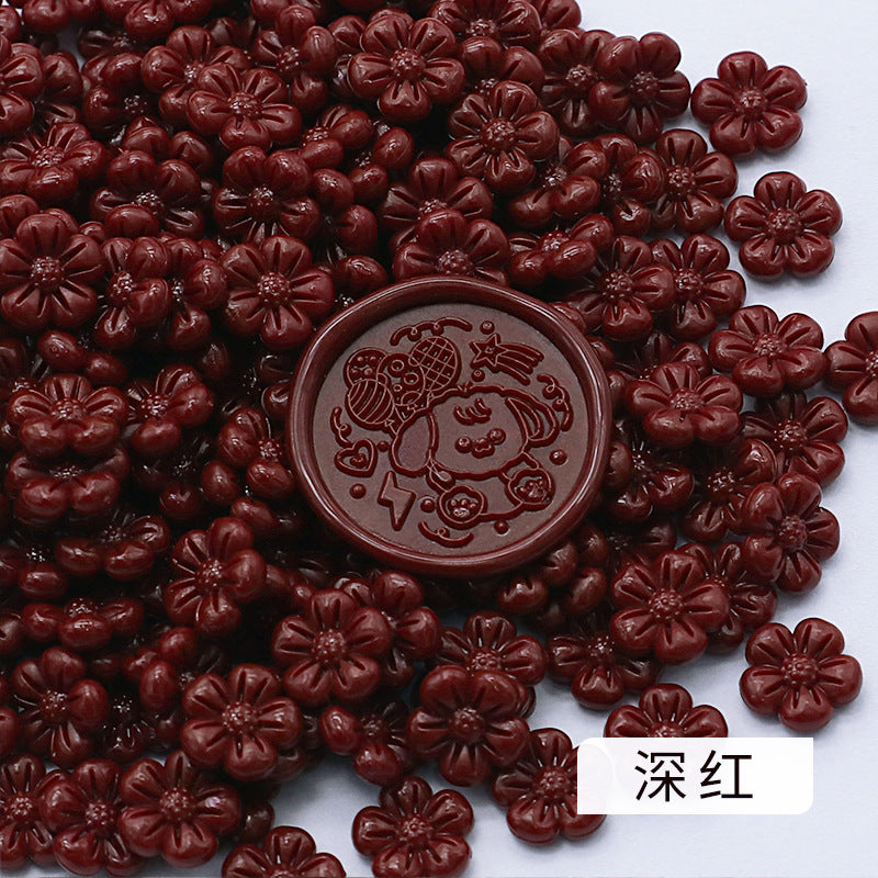 Flower-Shaped Fire Paint Wax Grain Seal - ViktaShop
