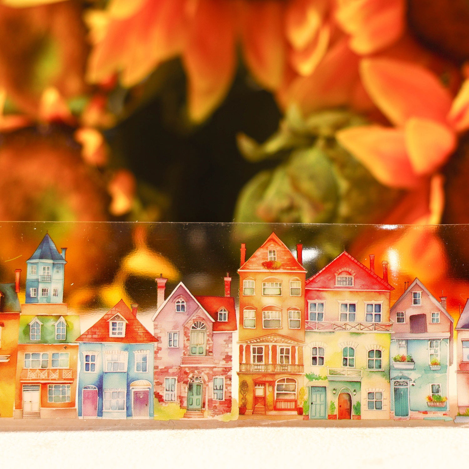 Ancient Forest PET Tape - Nordic Town Series, European Castle Theme, 2m - ViktaShop