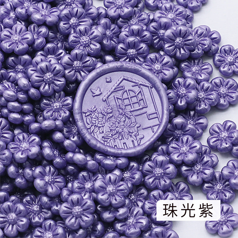 Flower-Shaped Fire Paint Wax Grain Seal - ViktaShop