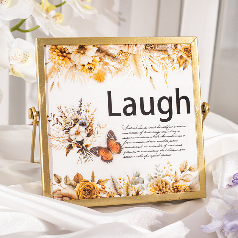 Blooming Series Stickers - Flower Theme, 20 Pcs - ViktaShop