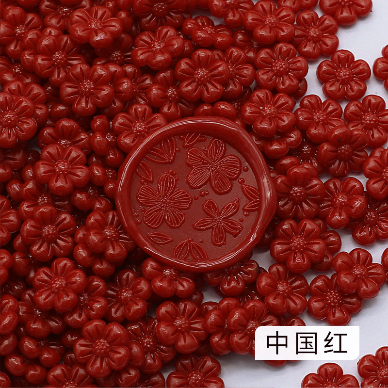 Flower-Shaped Fire Paint Wax Grain Seal - ViktaShop