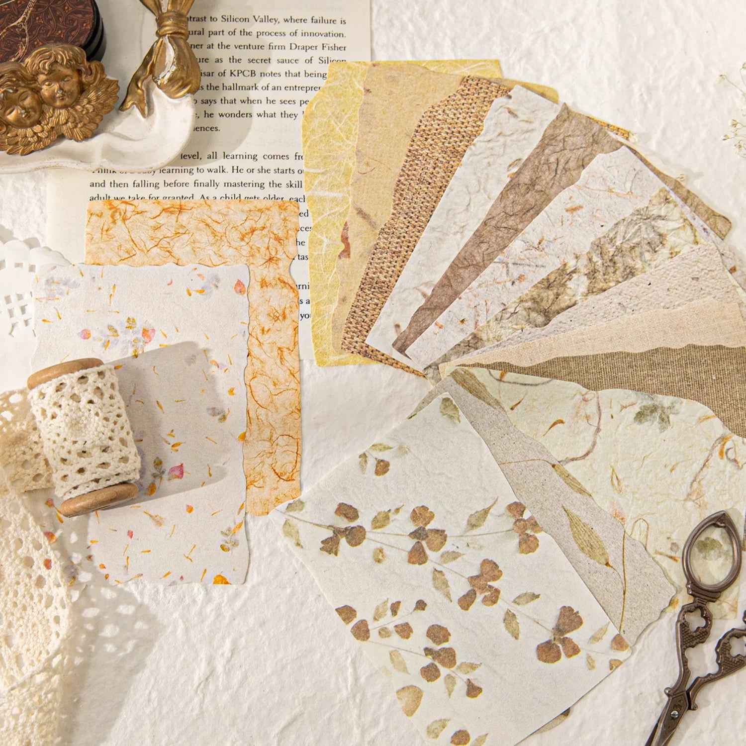 Vintage Light & Shadow Paper, 28 Sheets