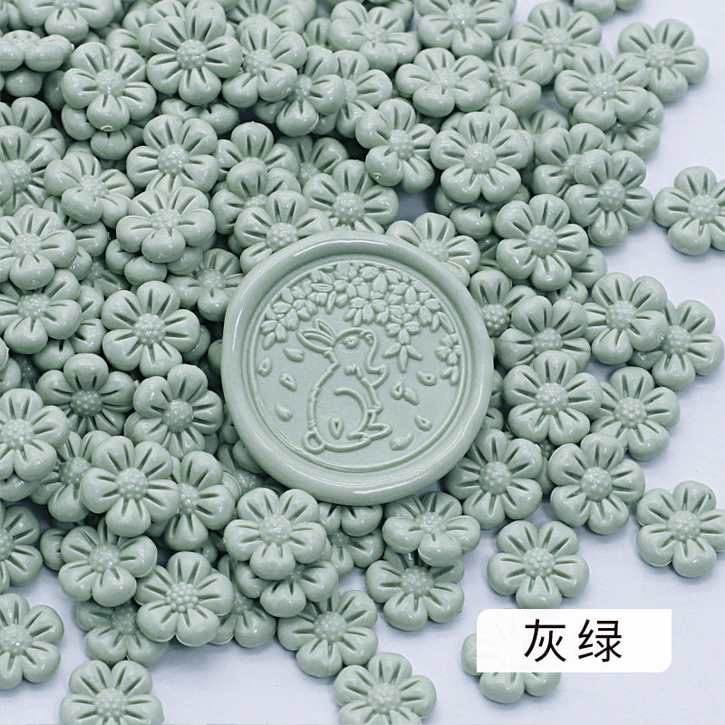 Flower-Shaped Fire Paint Wax Grain Seal - ViktaShop