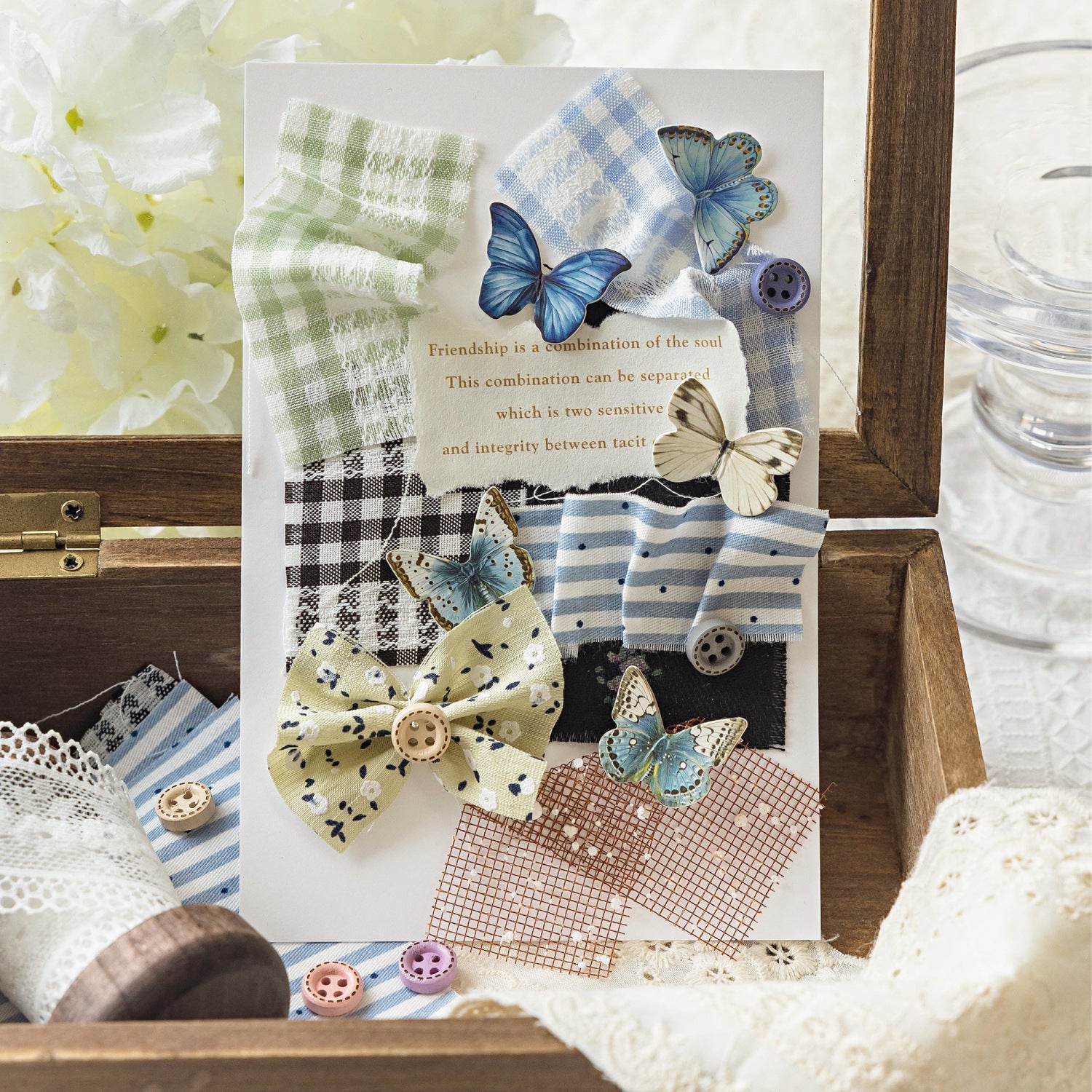 Mixed Material Paper Cloth – Romantic Room Series Background, 6 Options - ViktaShop