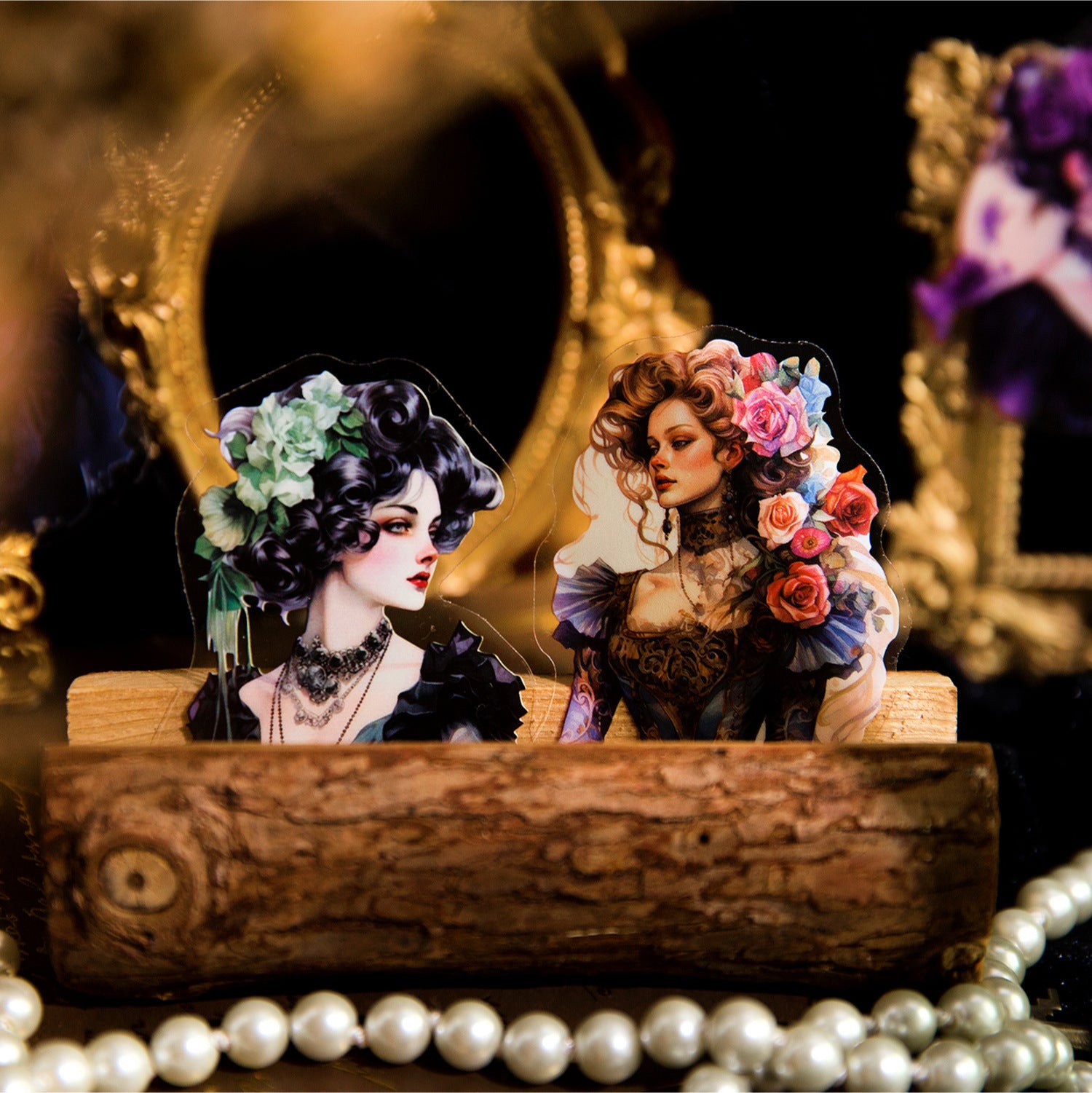 Mysterious Side Series PET Stickers, 6 Options - ViktaShop