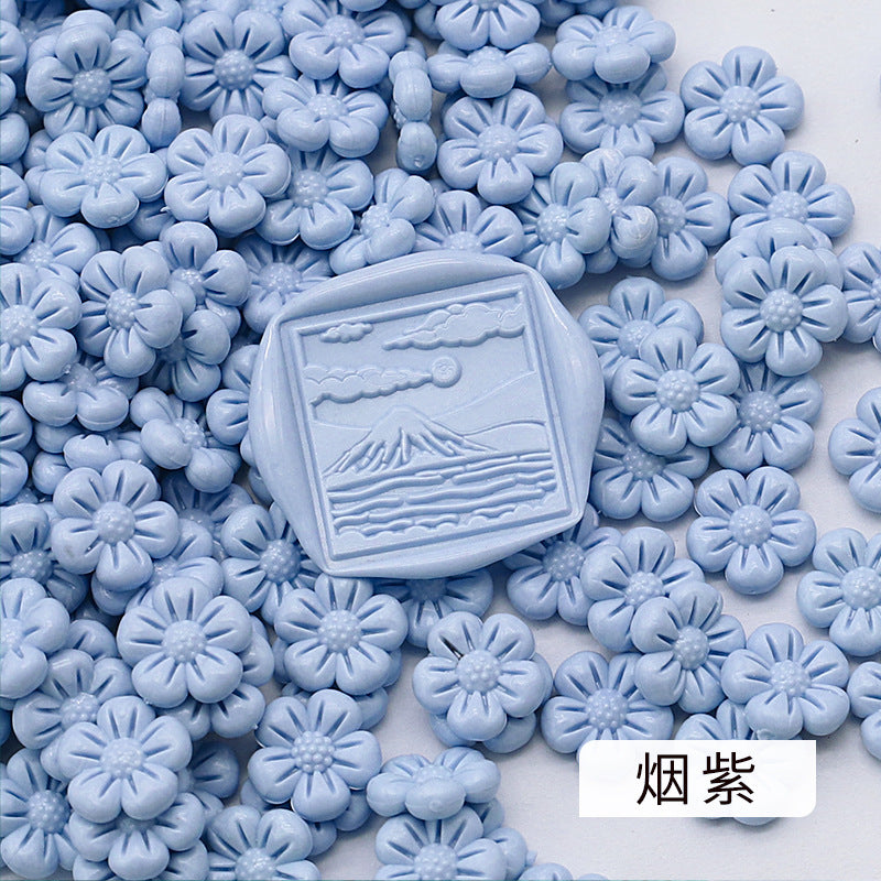 Flower-Shaped Fire Paint Wax Grain Seal - ViktaShop