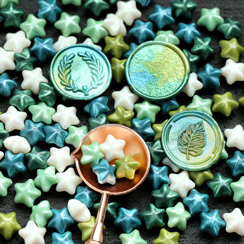 Macaron Color Star Spark Fire Paint Wax Granules Set - ViktaShop