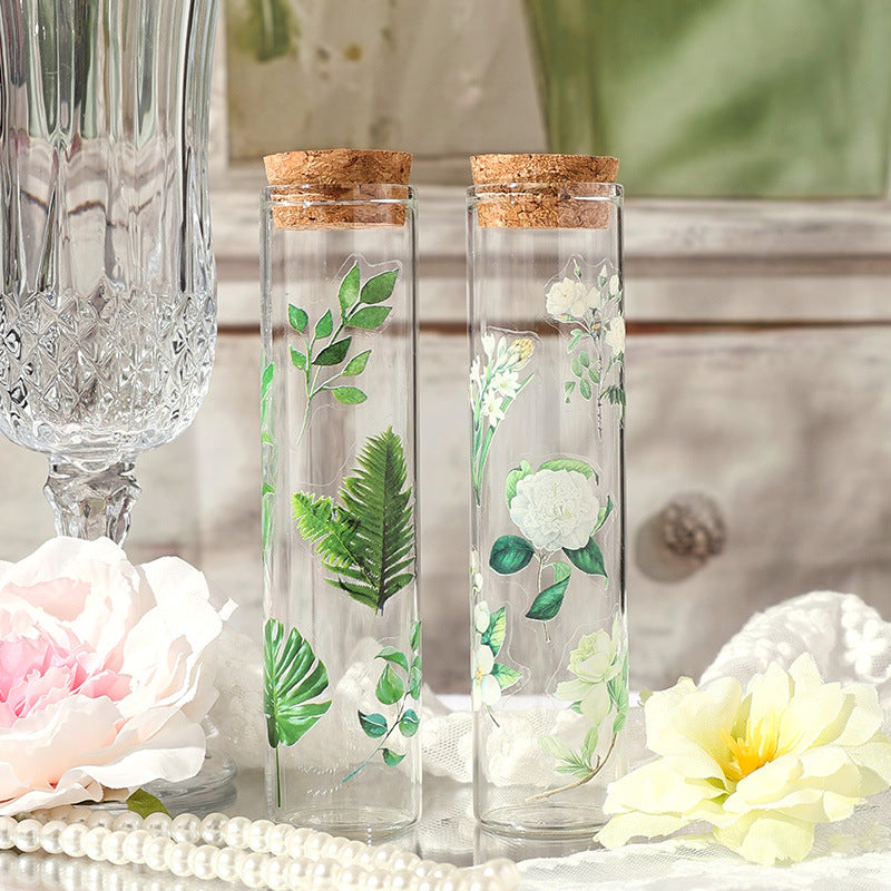 Leisurely Flower Language - PET Sticker Pack, 60 Pcs - ViktaShop