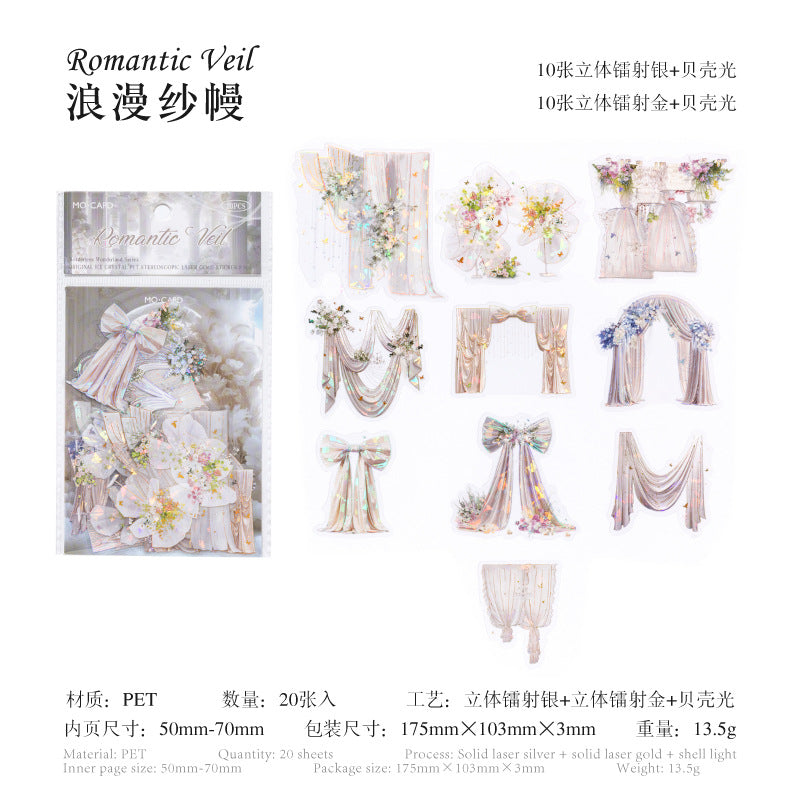 Ice Crystal PET Sticker Bag Unbounded Fairyland Series - ViktaShop