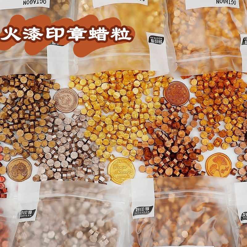 Pearl Color Fire Paint Seal Wax Grain – Mixed Colors for Envelope Sealing - ViktaShop