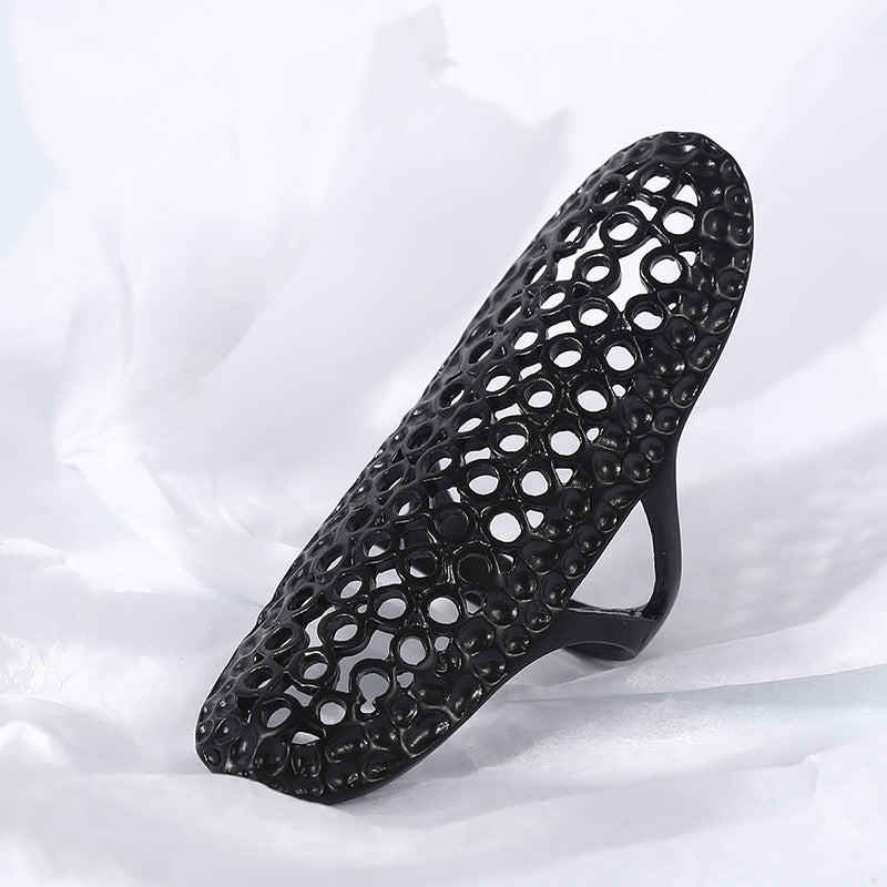 Übertriebener Diablo Gothic Street Hippie Minimalistischer Hohlring