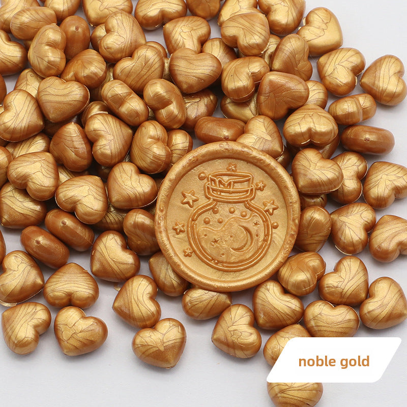 Colorful Heart-Shaped Fire Paint Wax Grain - ViktaShop