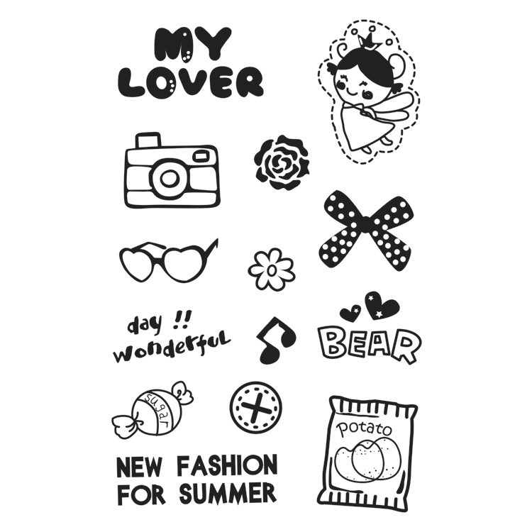 Transparent Silicone Creative Stamp – PVC DIY Seal for Journals & Crafts - ViktaShop