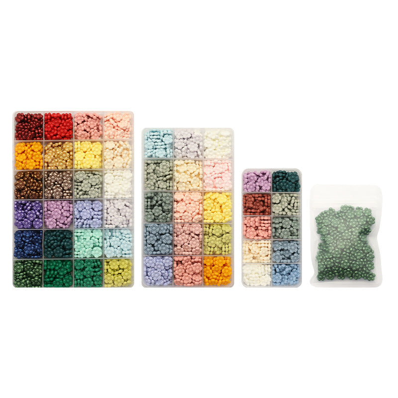 Flower-Shaped Fire Paint Wax Grain Seal - ViktaShop