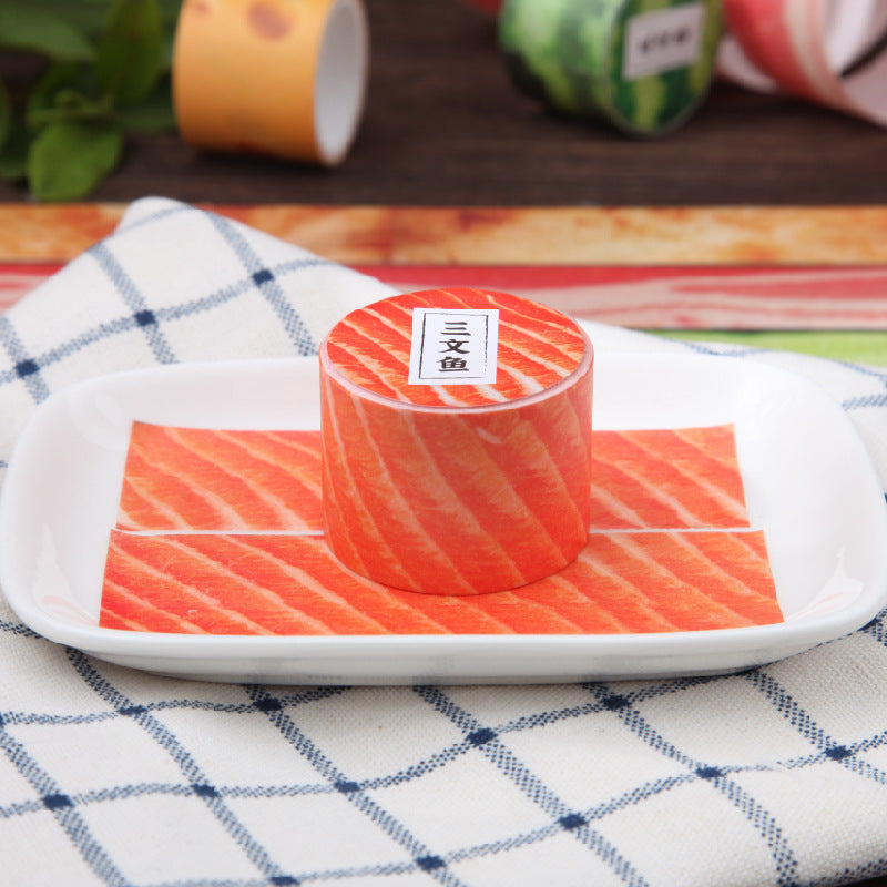 Paper Ink and Paper Tape Fresh Food Roll Series - ViktaShop