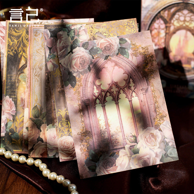 Retro Material Paper – Baroque Dream Series, 6 Options - ViktaShop