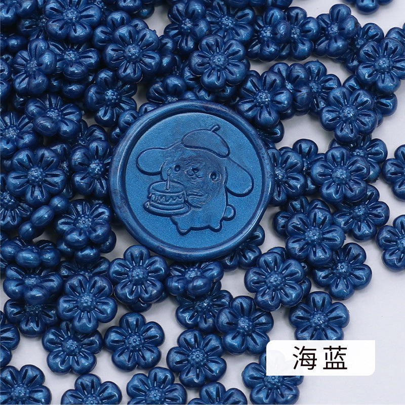 Flower-Shaped Fire Paint Wax Grain Seal - ViktaShop