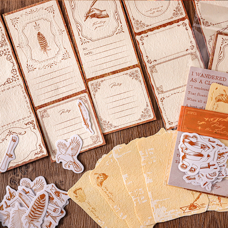 Material Paper - See Dawn Series Morning Flower, 4 Options - ViktaShop