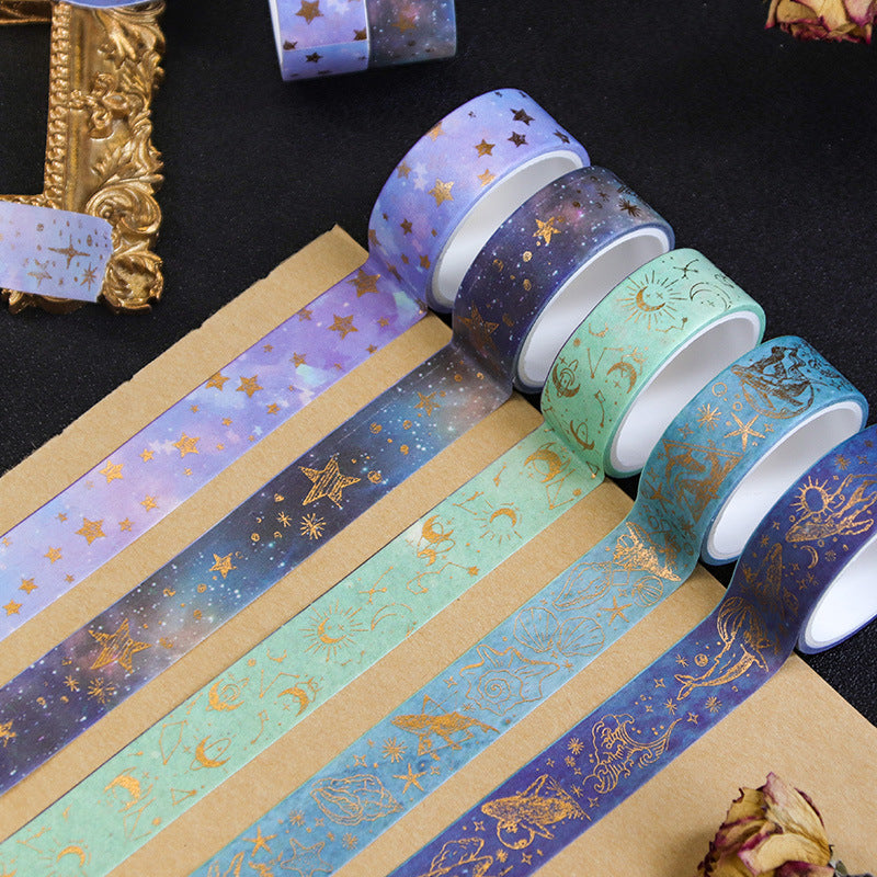 Star Fantasy Bronzing & Paper Tape Gift Box, 2m - ViktaShop