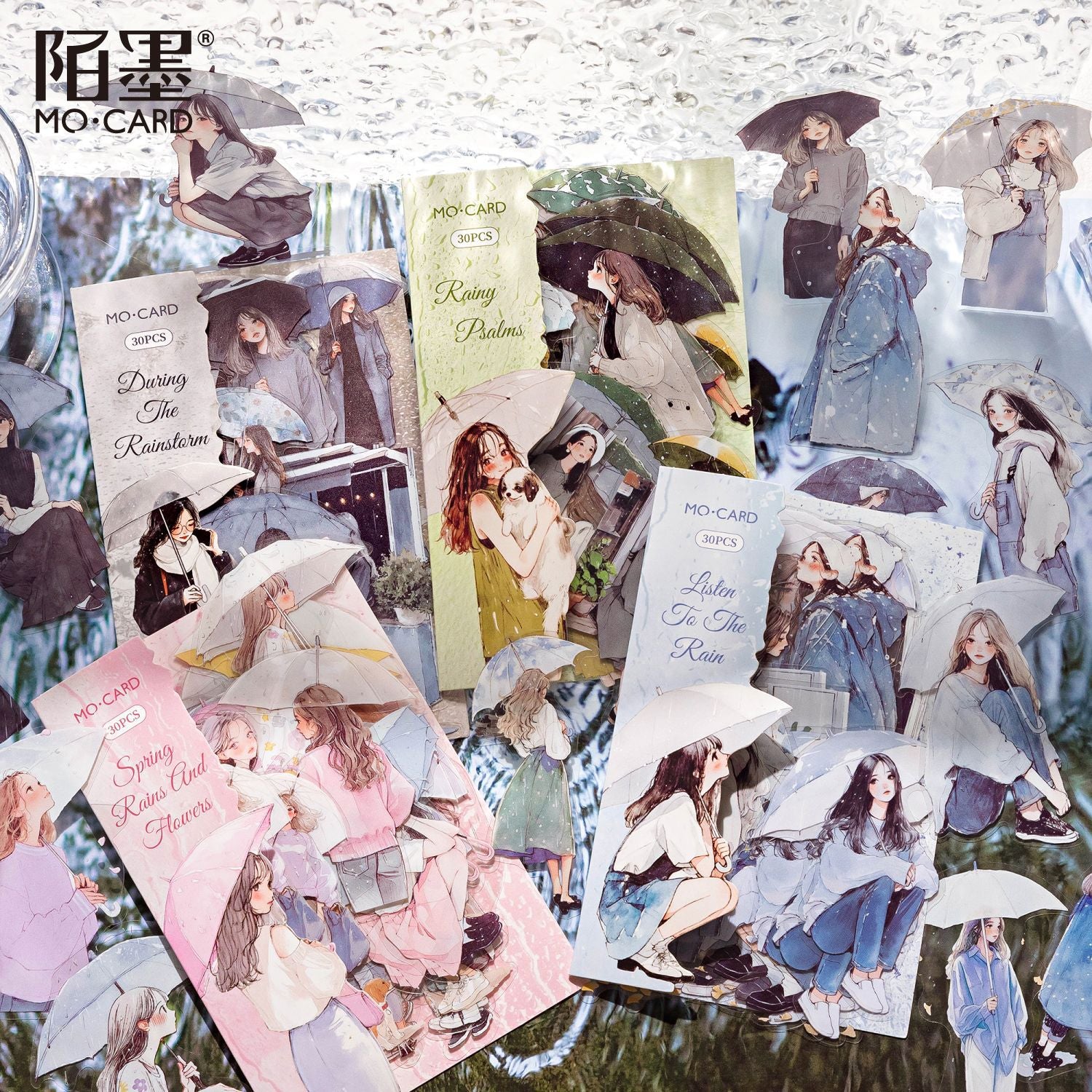 Rain Sound Overture Series PET Stickers - ViktaShop