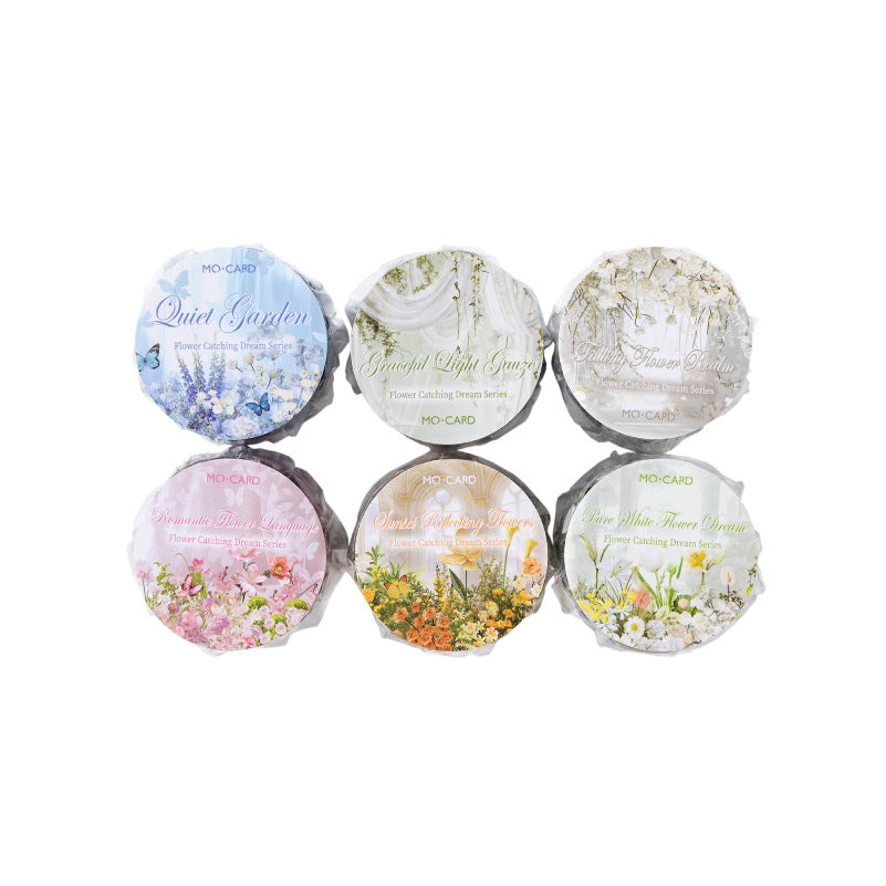 PET Tape – Flower Room Dream Series, Quiet Garden, 2m - ViktaShop