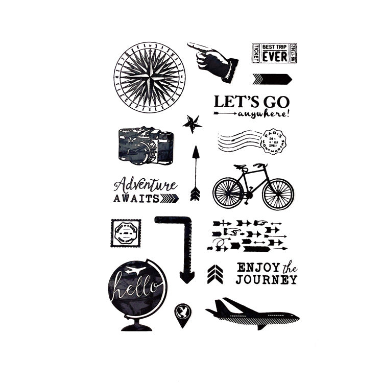 Transparent Silicone Creative Stamp – PVC DIY Seal for Journals & Crafts - ViktaShop