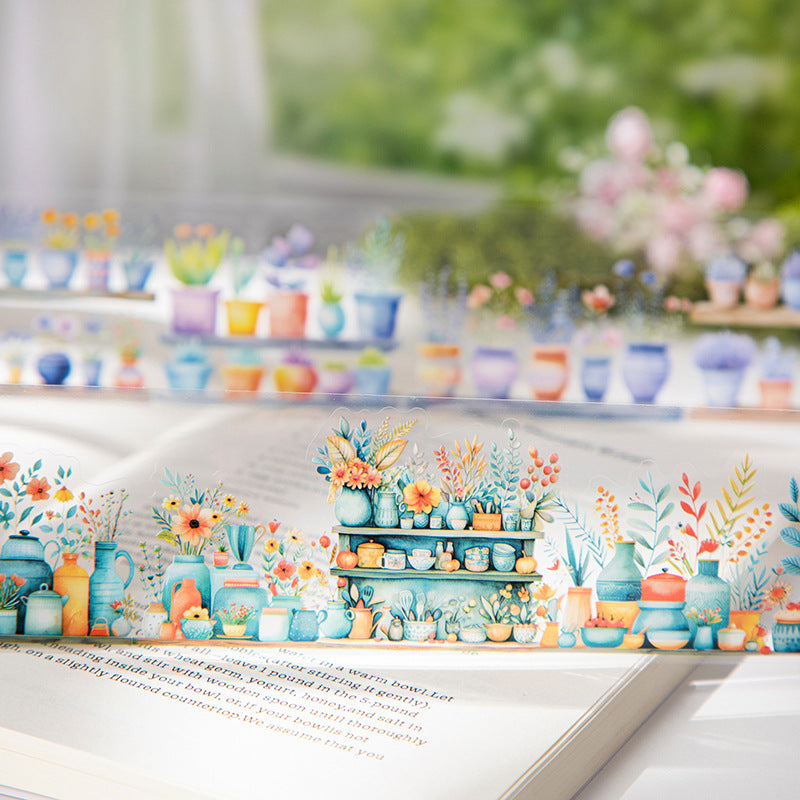 Plant Landscaping Tape – Planting Happy Mood Series, Potted Theme, 2m - ViktaShop