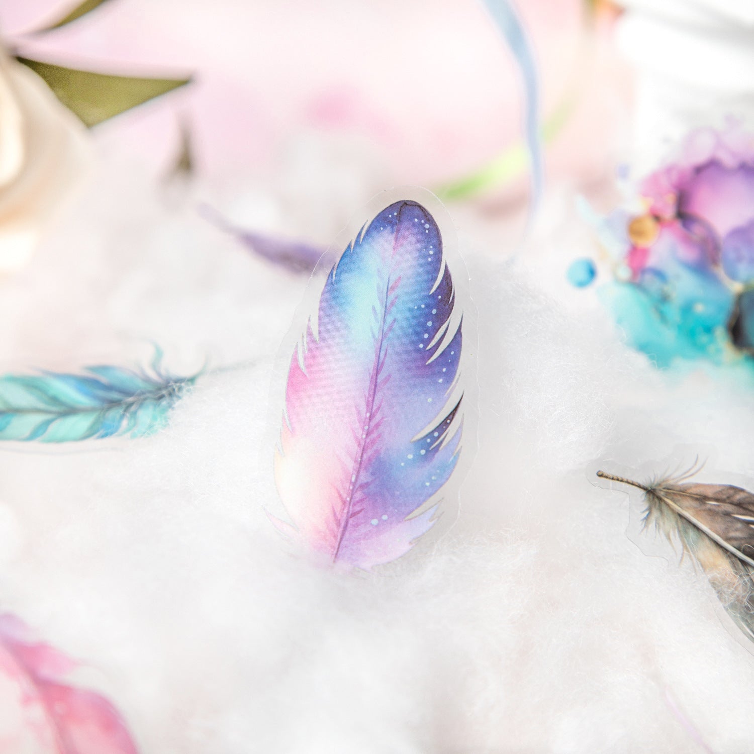 Sticker Pack - Falling Feather Series, 4 Options - ViktaShop