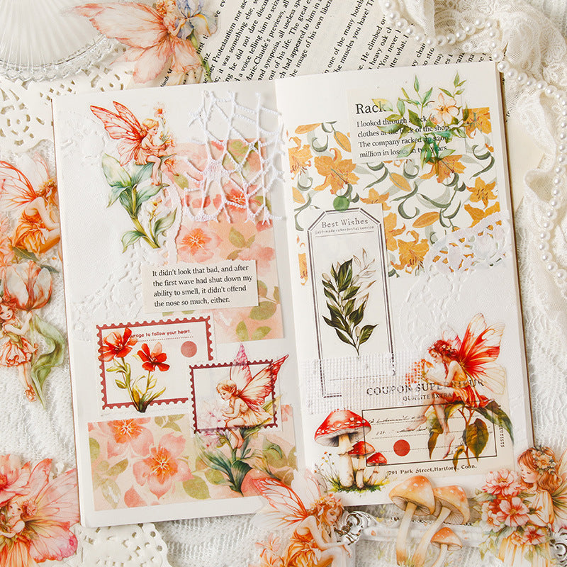 Cloud Elf PET Stickers Angel Theme, 6 Options - ViktaShop